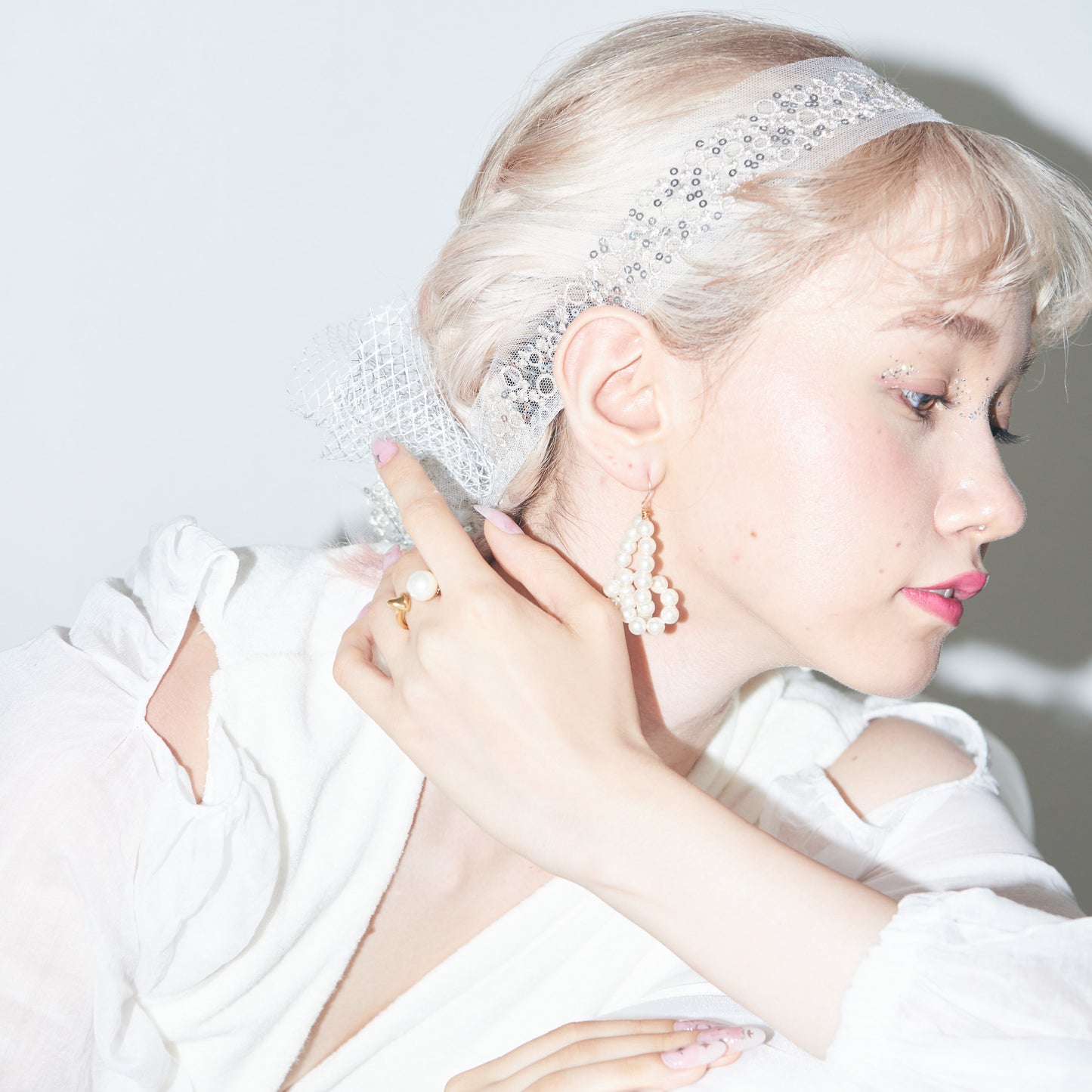 Pearl Whipped Cream Piercing/Earrings