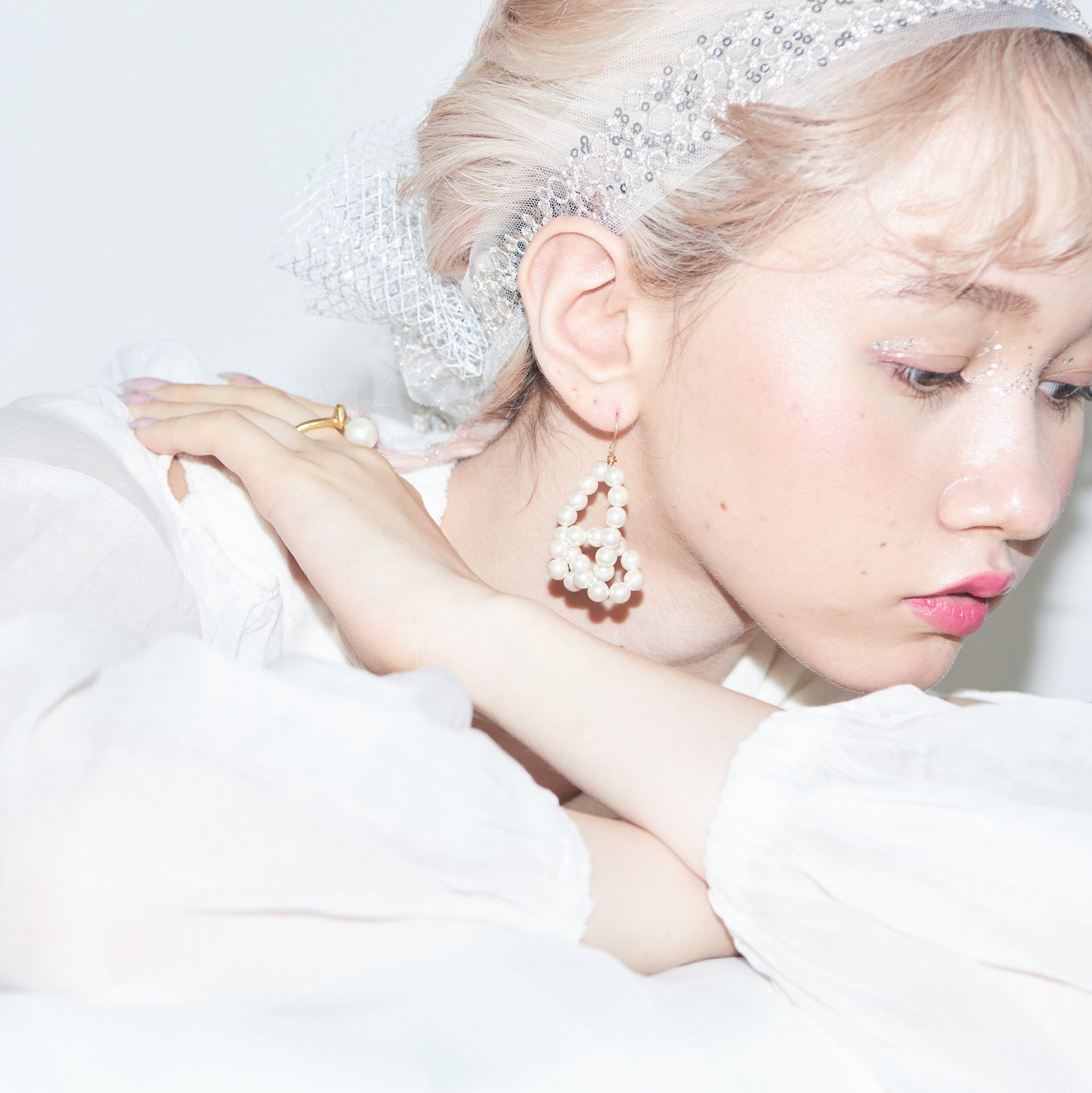 Pearl Whipped Cream Piercing/Earrings
