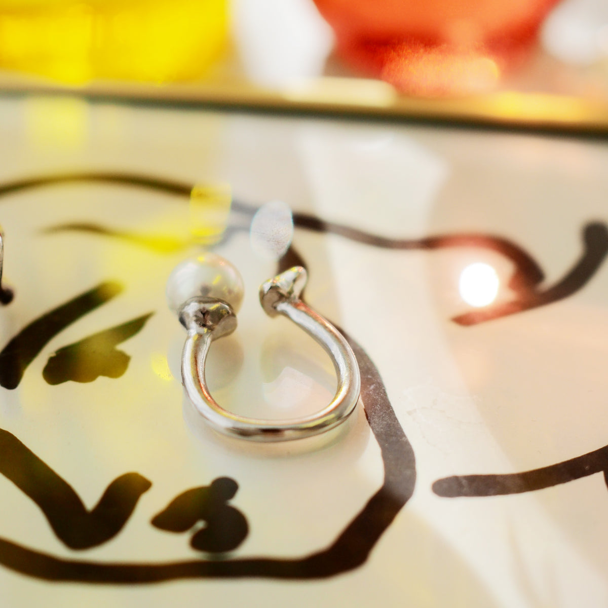 Pearl Heart Ring