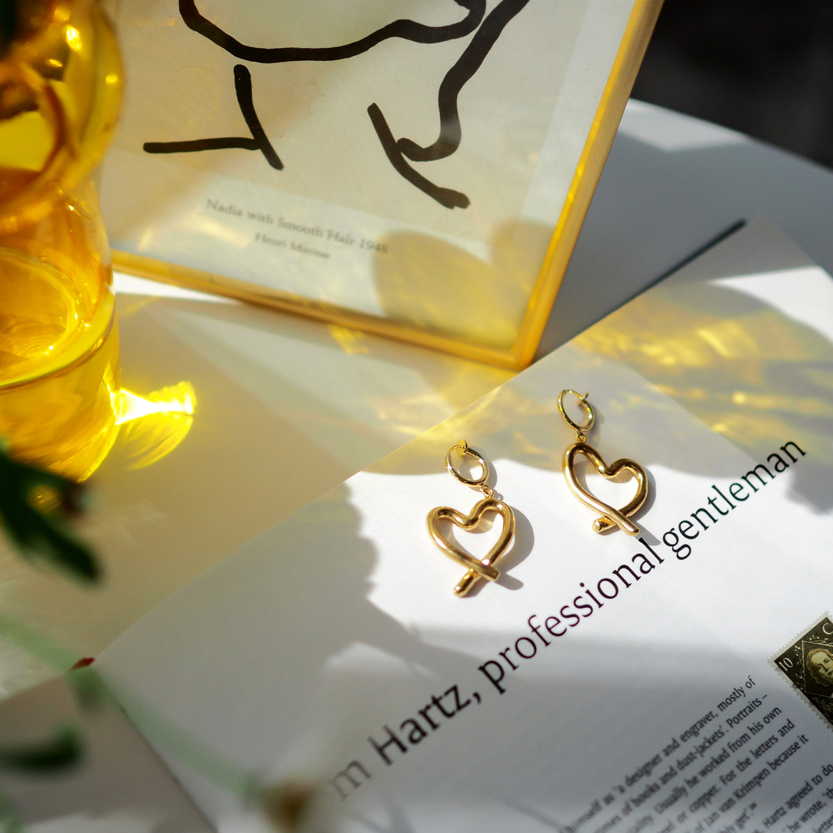 Scribble Heart Piercing/Earrings