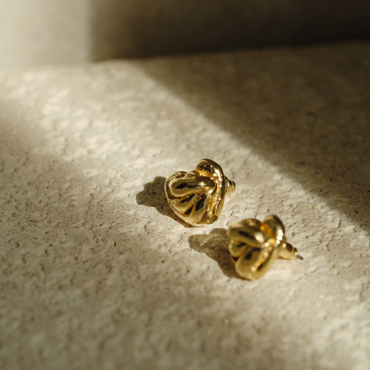 Knot Heart Pierce/Earrings