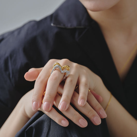 Almost Heart Ring